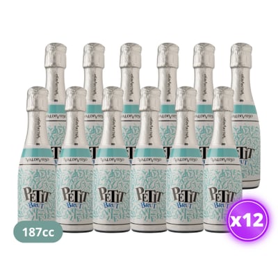 12x Espumante Valdivieso Petit - Brut 187cc