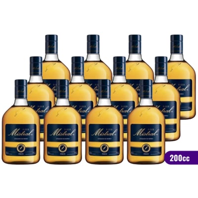 12x Petaca Pisco Mistral 35° - 200cc