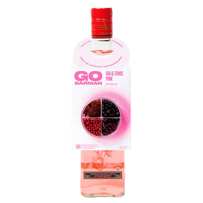 1x Gin Beefeater Pink 750cc + 1x Botánicos Go Barman Para Gin Tonic Pink