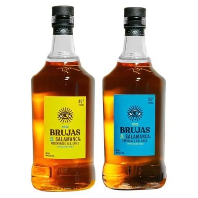 1X Pisco Brujas de Salamanca Reservado 40° 700cc + 1X Pisco Brujas de Salamanca Especial 35° 700cc