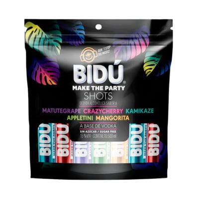 20x Bidú Vodka Shots - 330cc