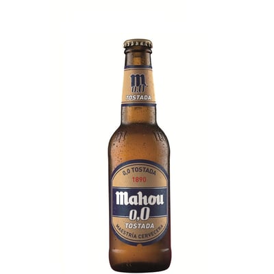 24 Cerveza Mahou Tostada Sin Alcohol Bot 330cc