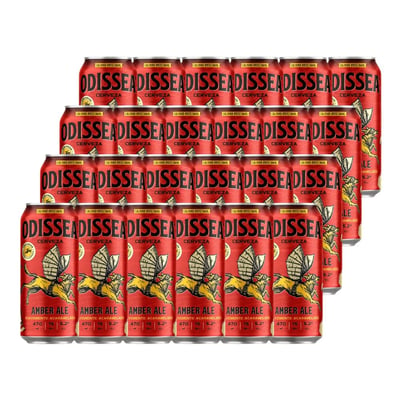 24 Cerveza Odissea Amber Ale 470cc
