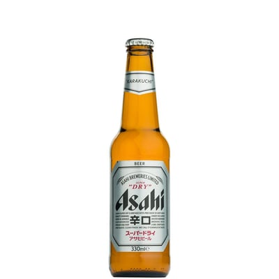 24 Cervezas Asahi Lager 330cc