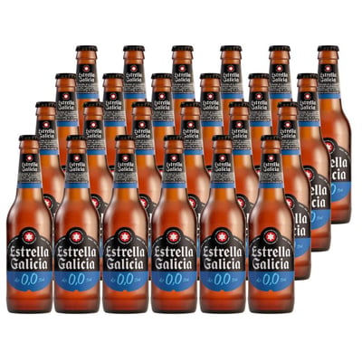 24 Cervezas Estrella Galicia Sin Alcohol 330cc
