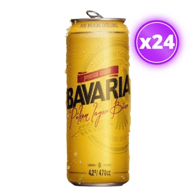 24x Cerveza Bavaria Lata - 470cc