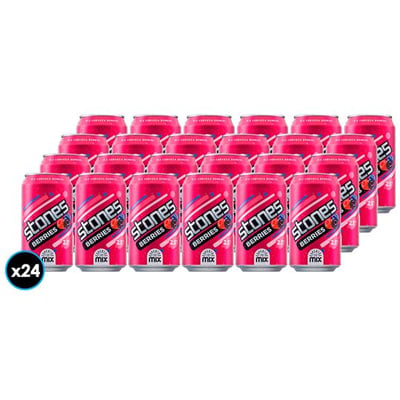 24x Cerveza Berries Stones 350cc 2,5°alc.