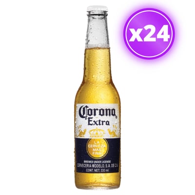 24x Cerveza Corona - Botella 330cc