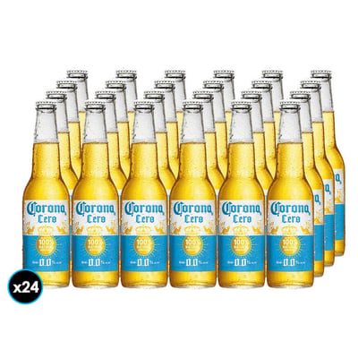 24x Cerveza Corona Cero Botella 330cc