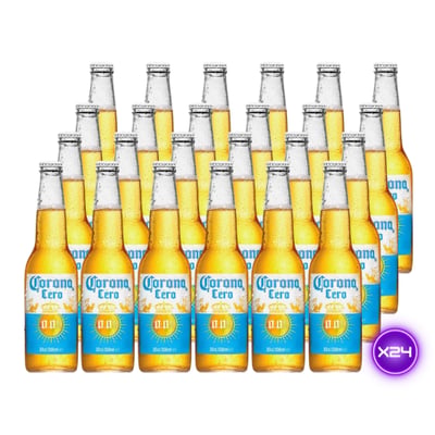 24x Cerveza Corona Sin Alcohol - Botella 330cc