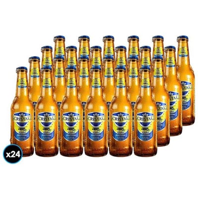 24x Cerveza Cristal Cero Radler en Botella 355cc