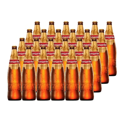 24x Cerveza Cusqueña Lager Botella 330cc