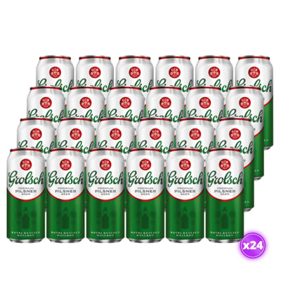 24x Cerveza Grolsch Premium Pils - Lata 500cc