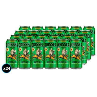 24x Cerveza Odissea Hoppy Ale Lata 470cc