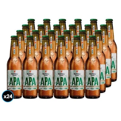 24x Cerveza Royal Guard APA en Botella 355cc