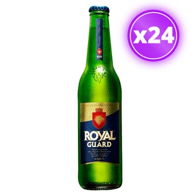 24x Cerveza Royal Guard - Botella 330cc