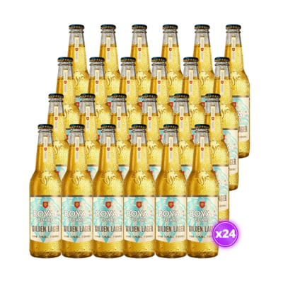 24x Cerveza Royal Guard - Golden Lager - 355cc