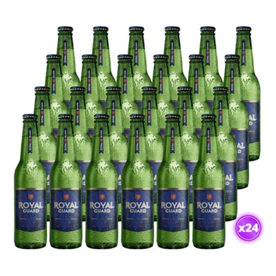24x Cerveza Royal Guard - Lager Botella 330cc