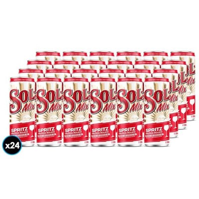 24x Cerveza Sol Mix Frutos Rojos 350cc 4,2°alc.