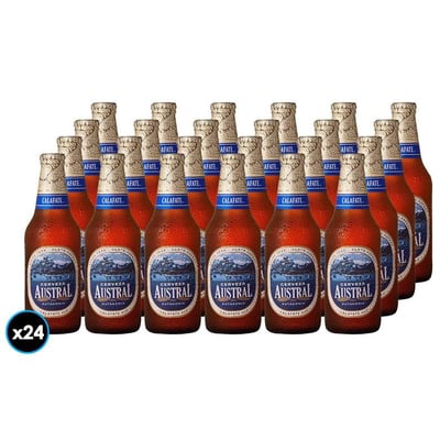 24x Cervezas Austral Calafate en Botellas 330cc