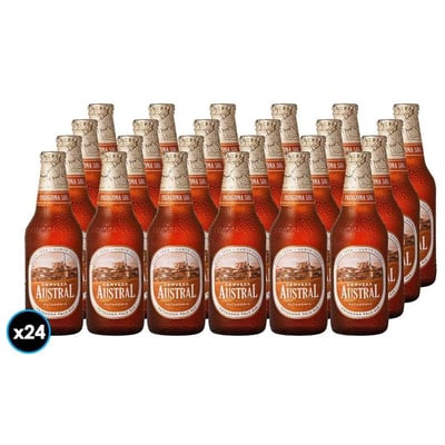 24x Cervezas Austral Patagona 508 en Botellas 330cc