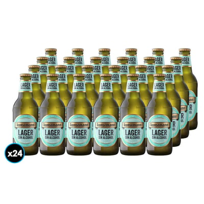 24x Cervezas Kunstmann Sin Alcohol en Botella 330cc