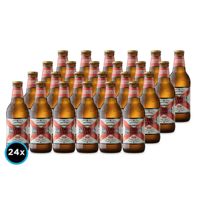 24x Cervezas Kunstmann Valdivia Pale Lager Botella 330cc