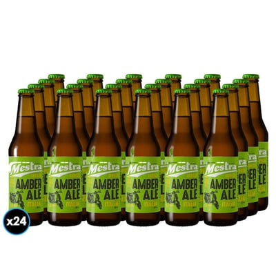 24x Cervezas Mestra Amber Ale Botella 330cc