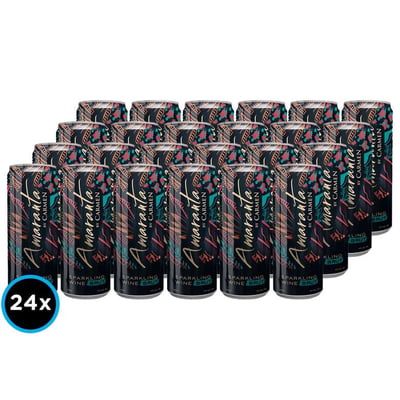 24x Espumante Amaranta Brut Lata 250cc