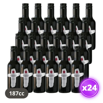 24x Vino Misiones de Rengo Varietal Botella - Cab. Sauv. - 187cc