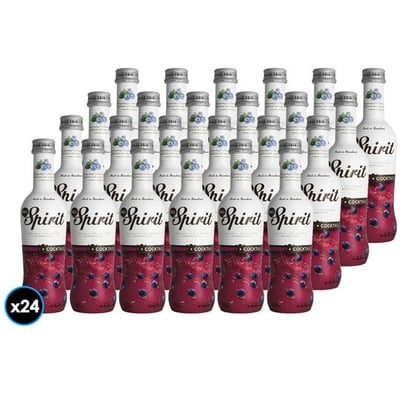 24x Vodka Spirit Blueberry 275cc 5.5°alc.
