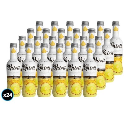 24x Vodka Spirit Pineapple 275cc 5.5°alc.