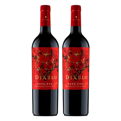 2x Diablo Dark Red 750cc