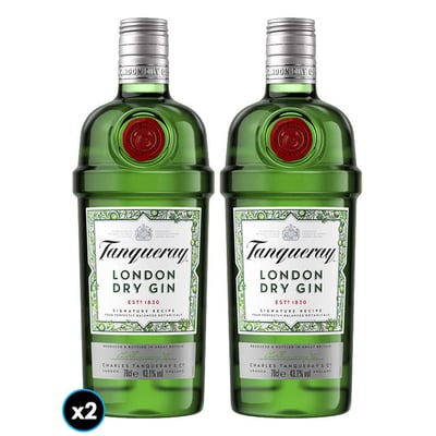 2x Gin Tanqueray 700cc 43.1ºalc.