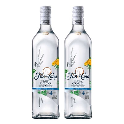 2x Ron Flor de Caña Coco 1 Litro
