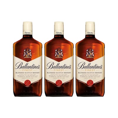 3 Whisky Ballantines Finest 1 Litro