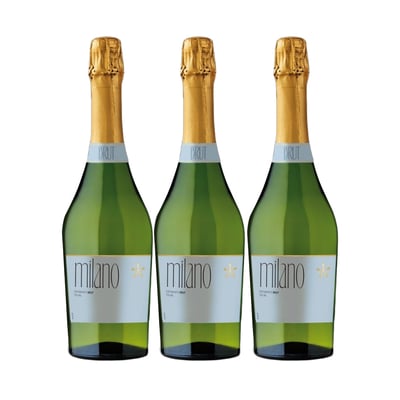 3x Espumante Milano Brut 750cc