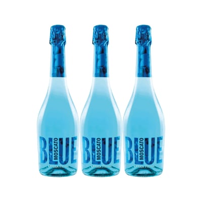 3x Espumantes Opera Prima Blue Moscato 750cc