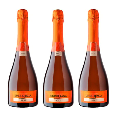 3x Espumantes Undurraga Variedades 750cc