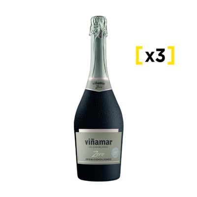 3x Viñamar Zero Desalcoholizado Botella 750cc