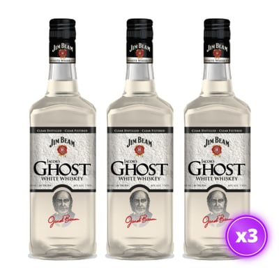 3x Whisky Jim Beam Ghost - 750ml