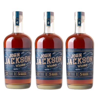 3x Whisky John Jackson - 750ml