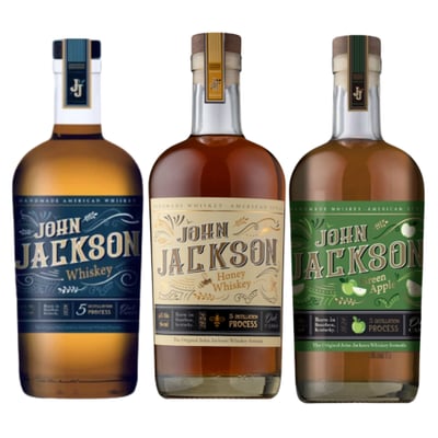 3x Whisky John Jackson - Mix - 750ml