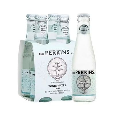 4x Agua Tónica Premium Mr Perkins Light 200cc