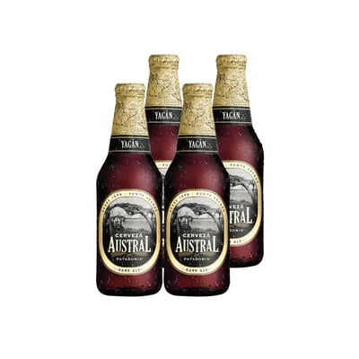 4x Cerveza Austral Yagan Botellín 330cc