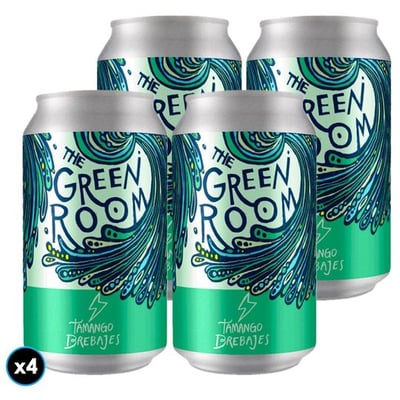 4x Cerveza Tamango Green Room - Hoppy Pale Ale 355cc