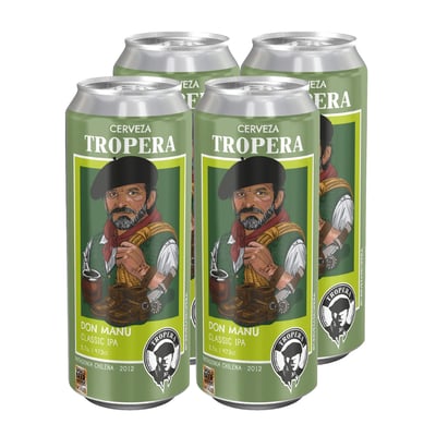 4x Cerveza Tropera Don Manu Classic IPA 5,7° 473cc