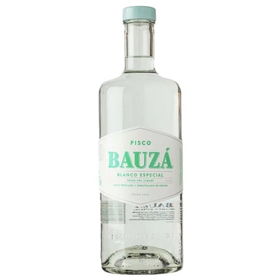 6 Pisco Bauza Blanco Especial 1 Litro