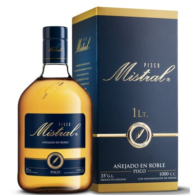 6 Pisco Mistral Añejado 1 Litro