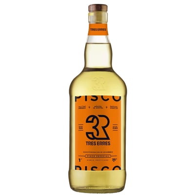 6 Piscos Tres Erres Especial 1 Litro